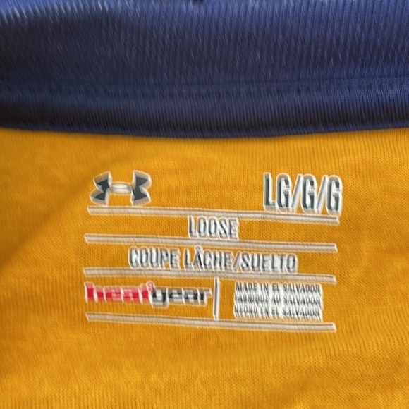 Under‎ Armour NAVY Heat Gear Long Sleeve T-Sirt - Picture 3 of 7